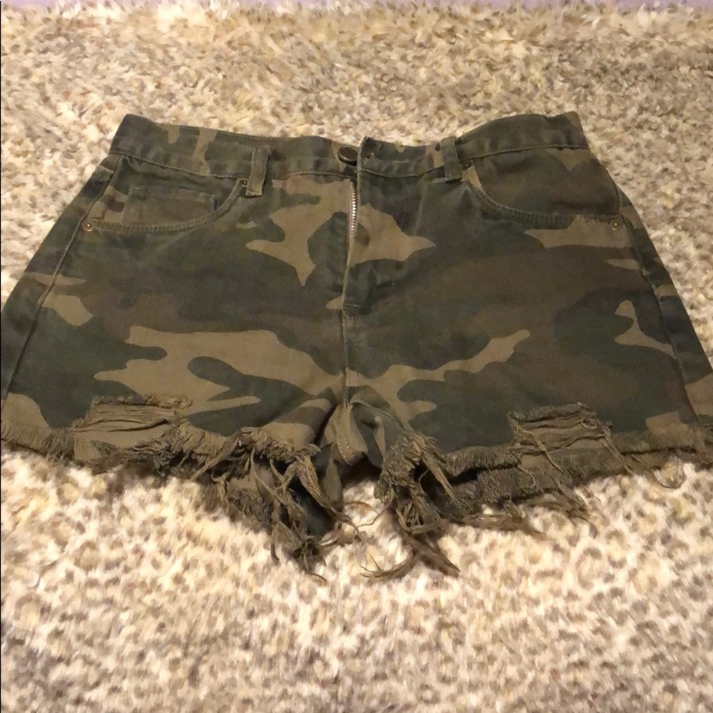 Camo shorts